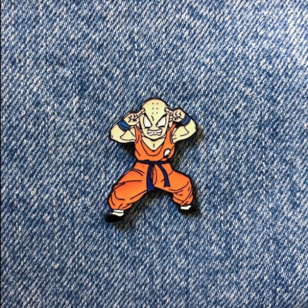 DBZ Krillin Enamel Pin